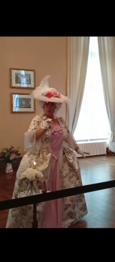 Marquise rose et fleurs